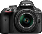 Nikon D3300 Camera with AF-P 18-55mm VR lens
